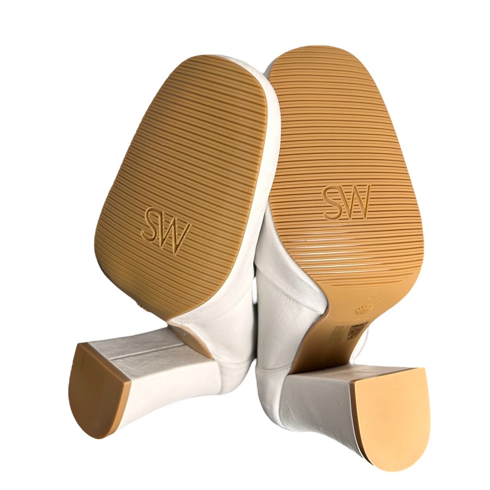 Stuart Weitzman Curveblock 100 Square Leather Boo… - image 5